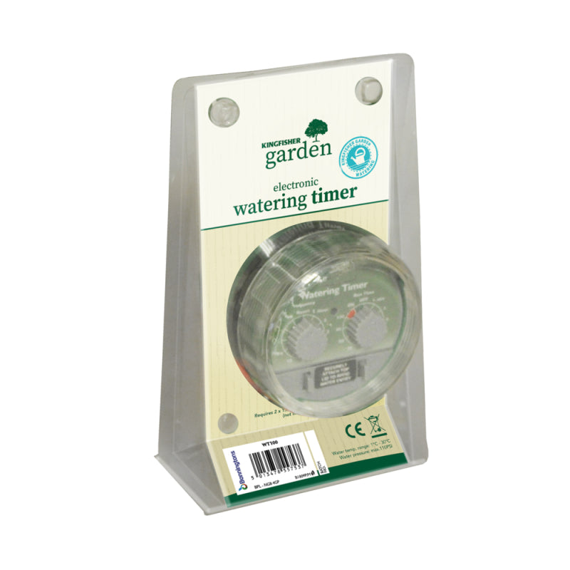 2 Dials Kingfisher Electronic Automatic Water Timer Irrigation Watering Control 2 Dials Kingfisher Electronic Automatic Water Timer Irrigation Watering Control